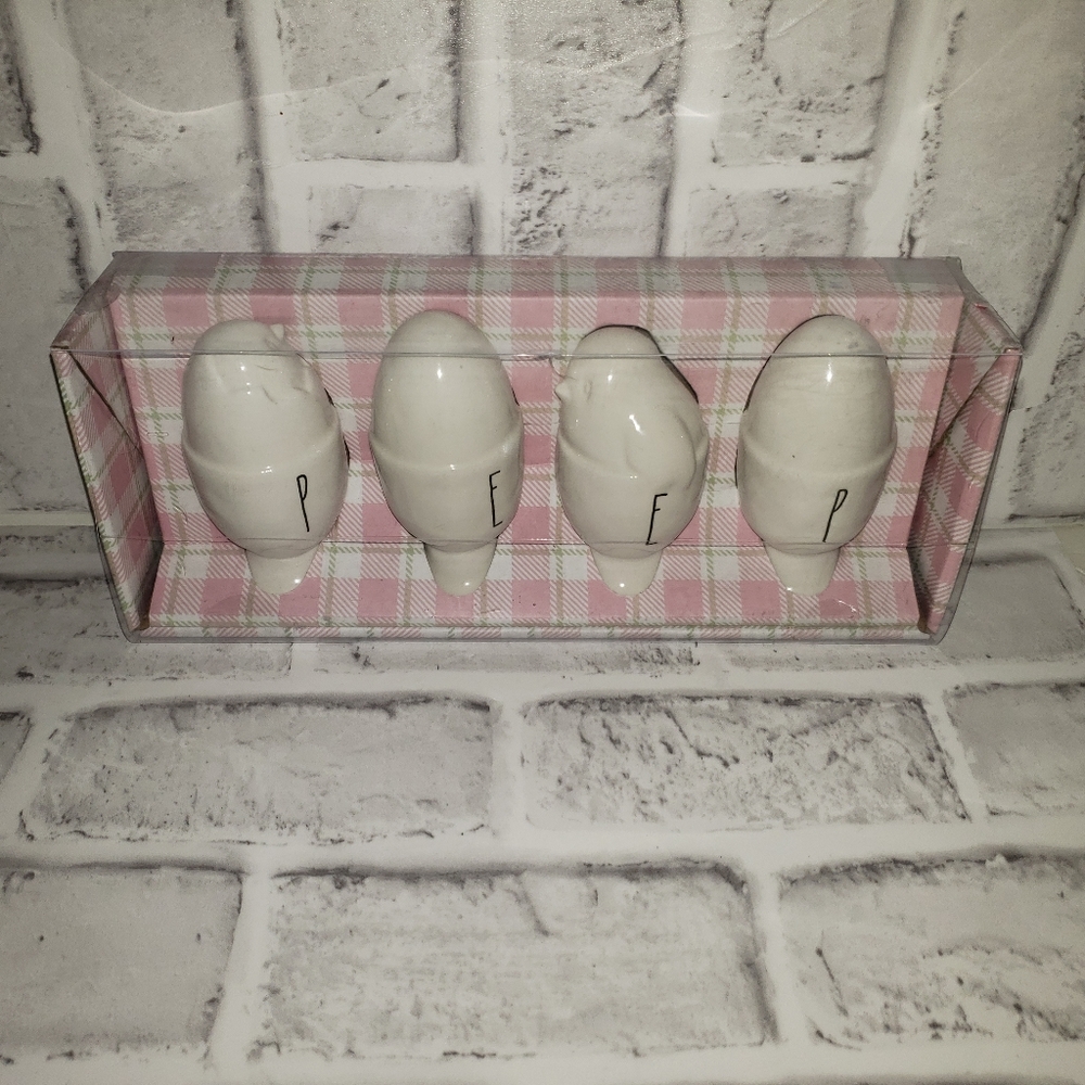Rae Dunn set of 4 Chick Egg Cups